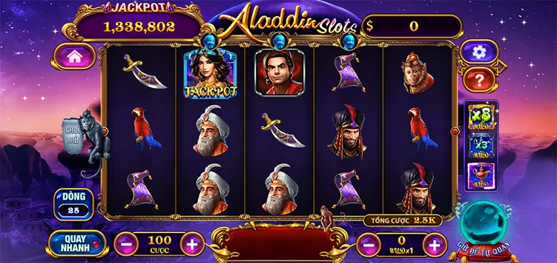 Game Aladdin mang lại nhiều trải nghiệm độc đáo