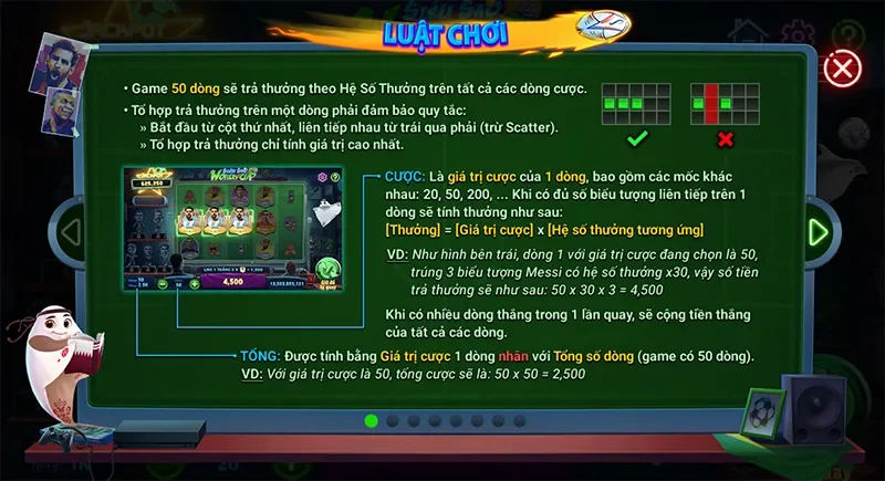 Hướng dẫn các bước chơi game Siêu Sao World Cup từ chuyên gia